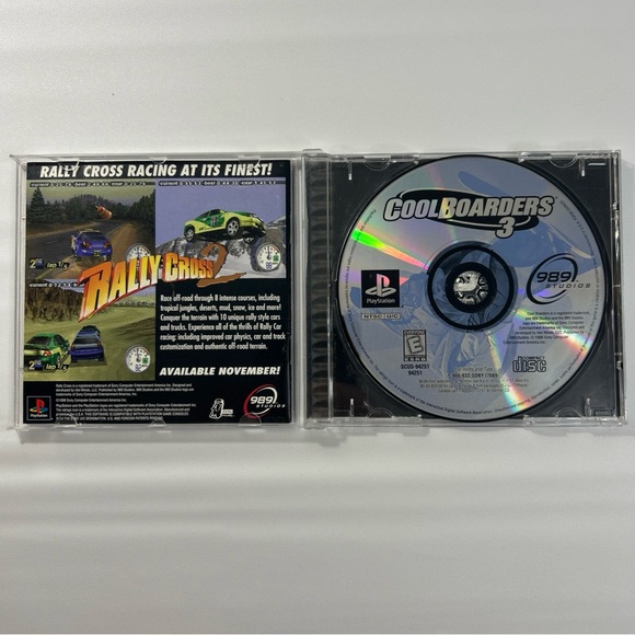 Cool Boarders 3 Sony PlayStation 1 PS1 Complete CIB Tested Works - Picture 2 of 9